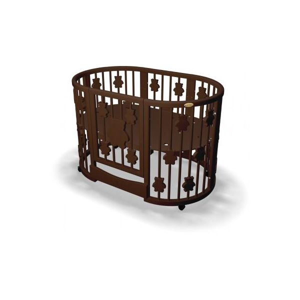 

Кроватка Ingvart Smartbed Plus с мишками шоколад (4361361)