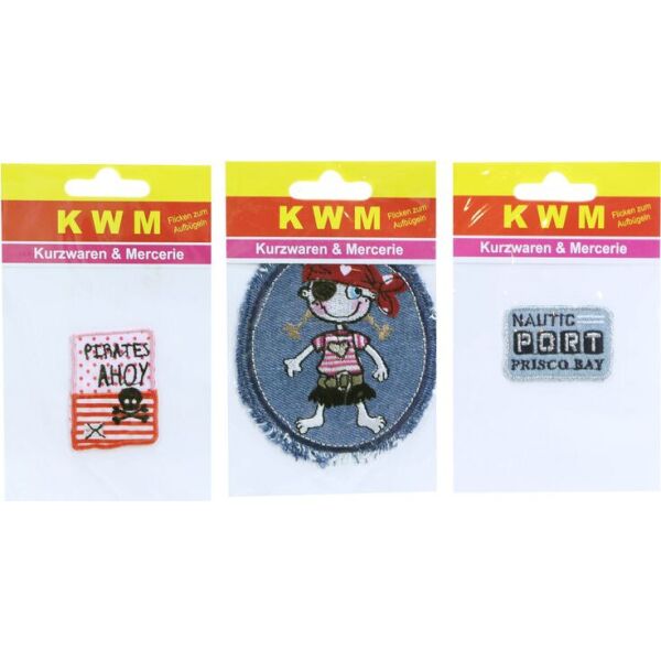 

Набор аппликаций (3 шт) KWM 14*9 см разноцветный K10-550305