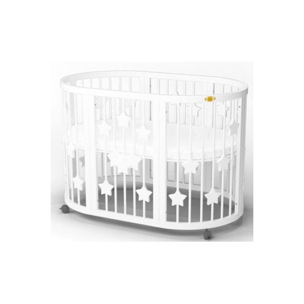 

Кроватка Ingvart SMART BED OVAL со звездочками белый (2359003)