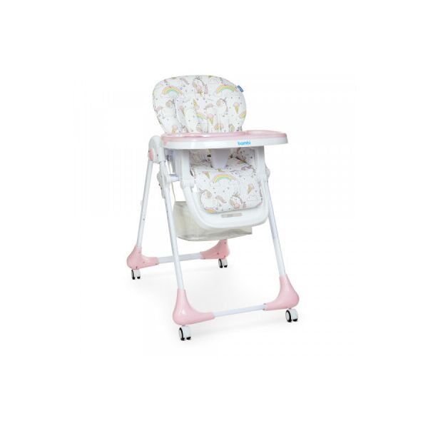 

Стульчик для кормления Bambi M 3233 unicorn pink