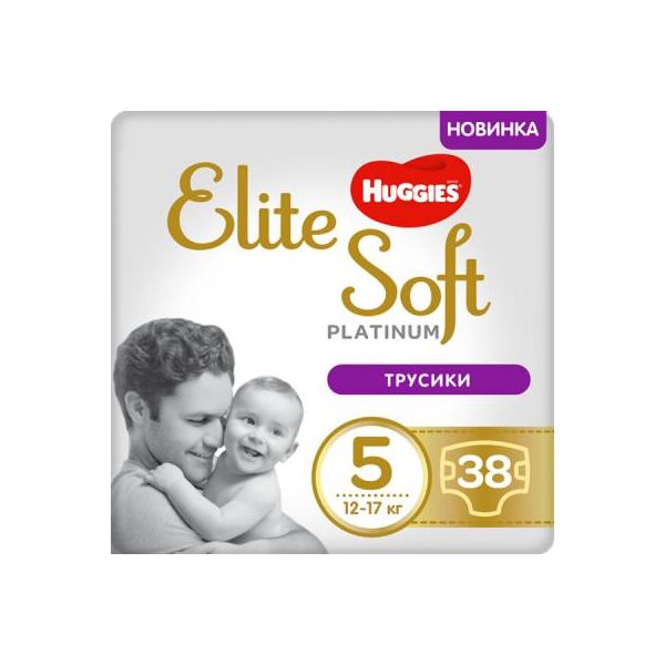 

Подгузник Huggies Elite Soft Platinum Mega 5 (12-17 кг) 38 шт (5029053548838)