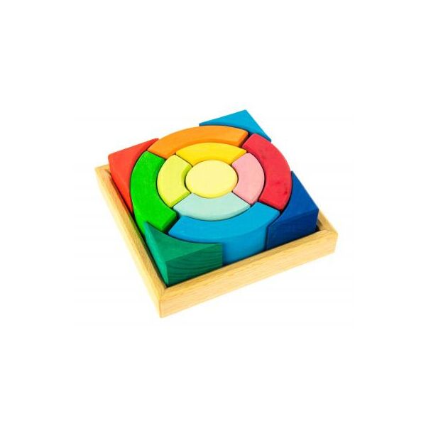 

Конструктор Nic деревянный Разноцветный круг (NIC523344)