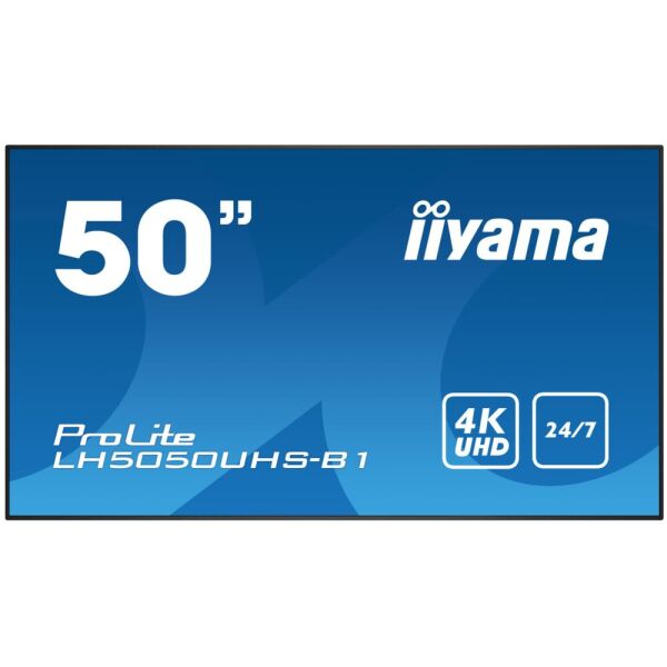 

Монитор Iiyama Prolite Lh5050Uhs-B1 50" 24/7 4K