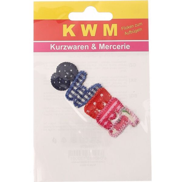 

Аппликация термозаплатка KWM - разноцветный K03-220082
