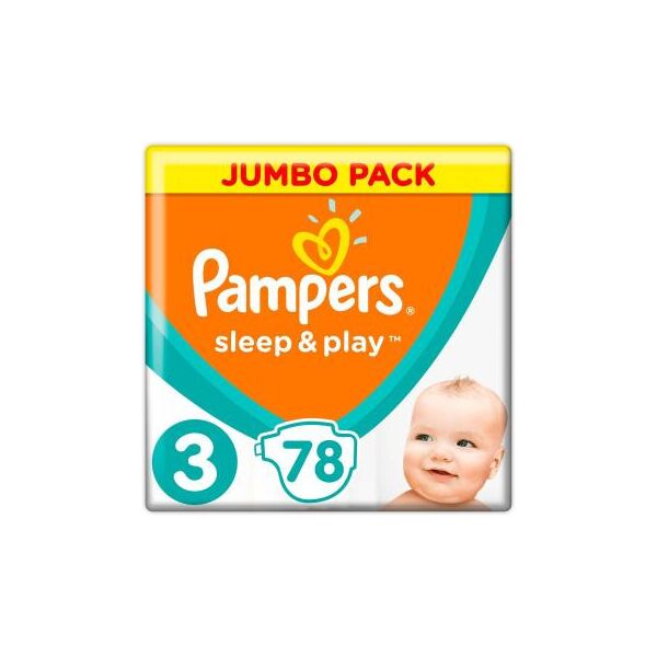 

Подгузник Pampers Sleep & Play Midi Размер 3 (6-10 кг), 78 шт (8001090669094)