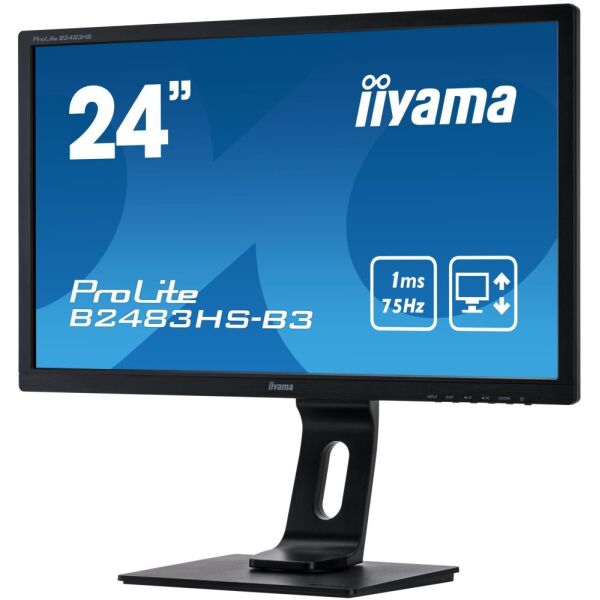 

Монитор iiyama 24" ProLite B2483HS-B3