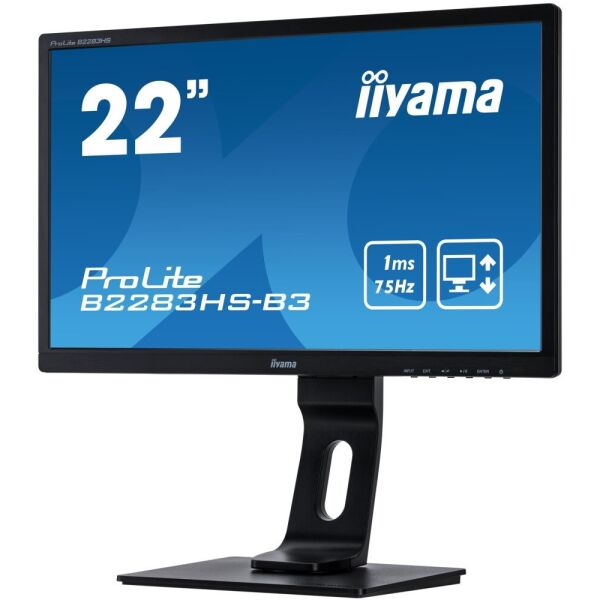 

Монитор iiyama 22" ProLite B2283HS-B3