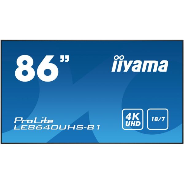 

Монитор Iiyama Ekran 86" LE8640UHS-B1