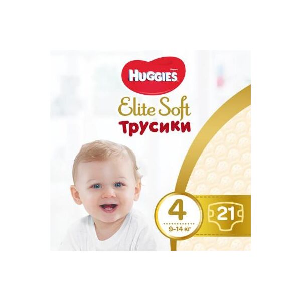 

Подгузник Huggies Elite Soft Pants L размер 4 (9-14 кг) 21 шт (5029053546971)