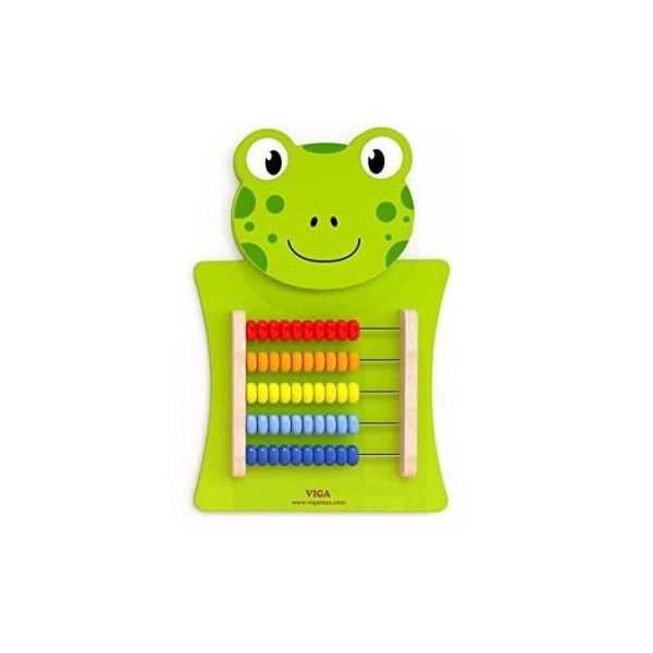 

Развивающая игрушка Viga Toys Лягушка со счетами (50679)