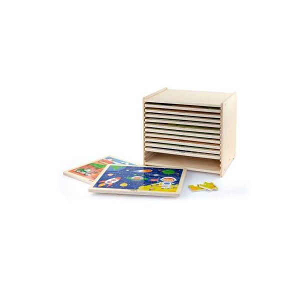 

Пазл Viga Toys Набор пазлов 12 штук (51428)