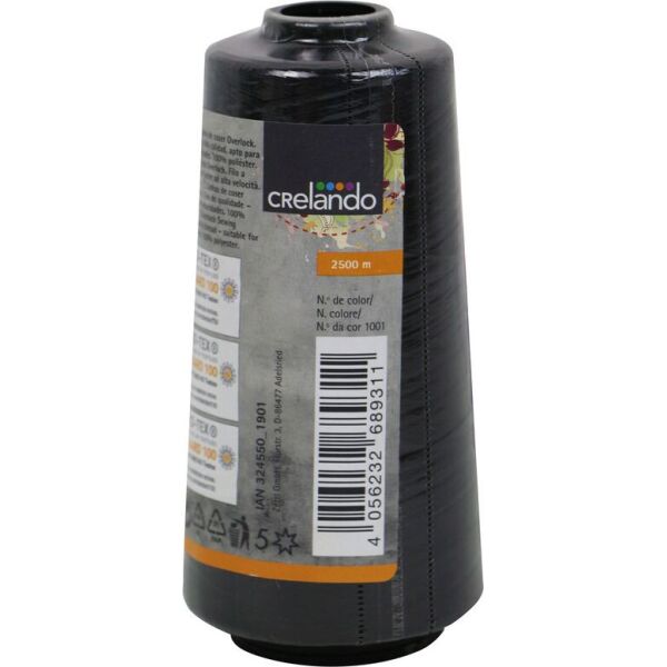 

Нитки для оверлока NE 40/2 Crelando - черный LI-550172