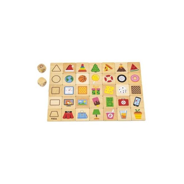 

Развивающая игрушка Viga Toys Деревянный пазл-игра Изучаем формы (44506)