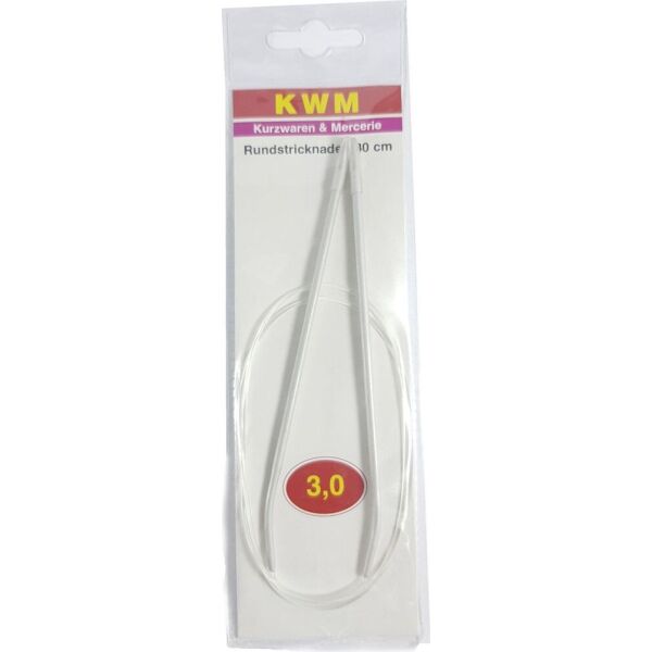 

Спицы для вязания №3,0 80 см KWM - серый K03-440064