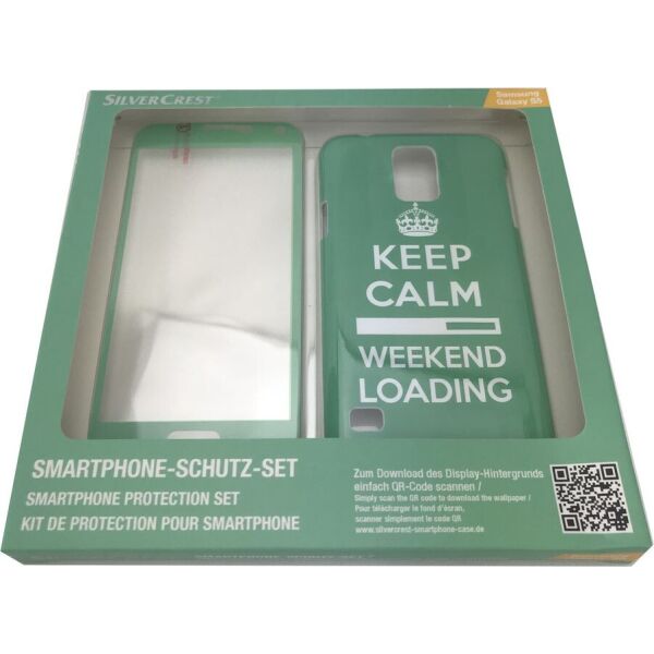 

Чехол для Samsung Galaxy S5 Silver Crest - бирюзовый-белый K01-110325