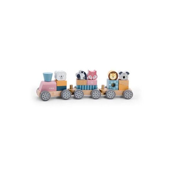 

Развивающая игрушка Viga Toys PolarB Поезд с животными (44015)