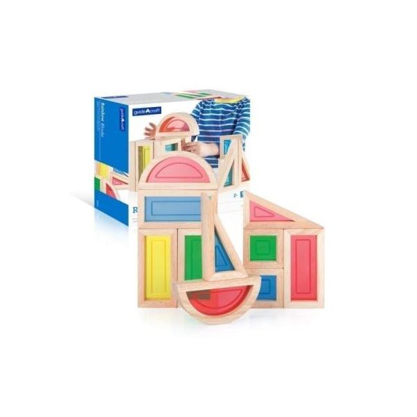 

Игровой набор Guidecraft стандартных блоков Block Play Большая радуга, 10 шт (G3015)