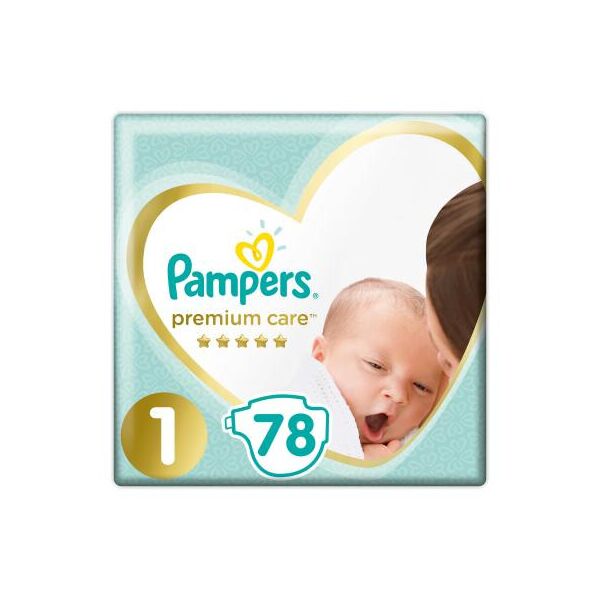 

Подгузник Pampers Premium Care New Born Размер 1 (2-5 кг) 78 шт (8001841104836)