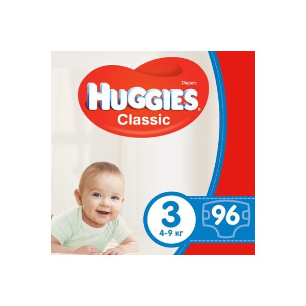 

Подгузник Huggies Classic 3 Giga 96 шт (5029053547282)