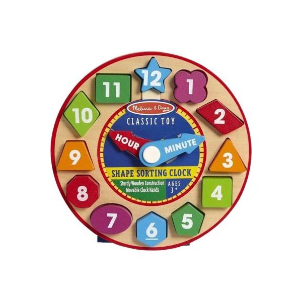 

Развивающая игрушка Melissa&Doug Часы-сортировщик (MD18593)