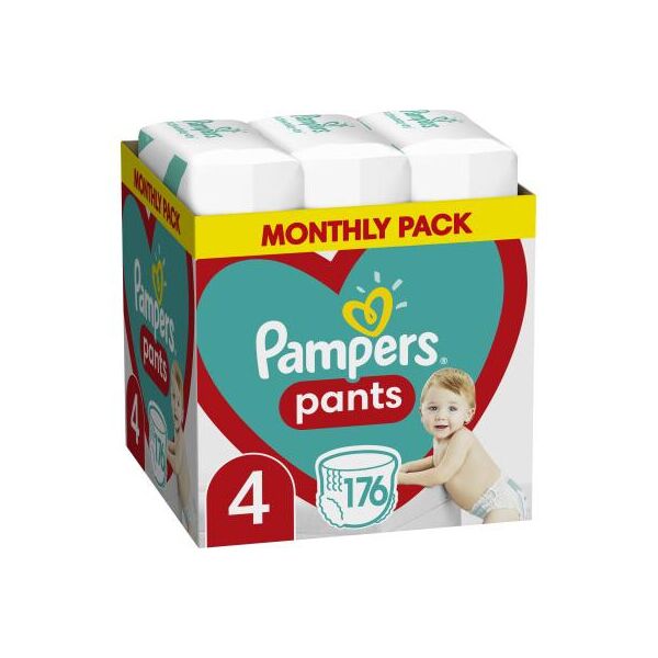

Подгузник Pampers трусики Pants Maxi Размер 4 (9-15 кг) 176 шт (8006540068557)
