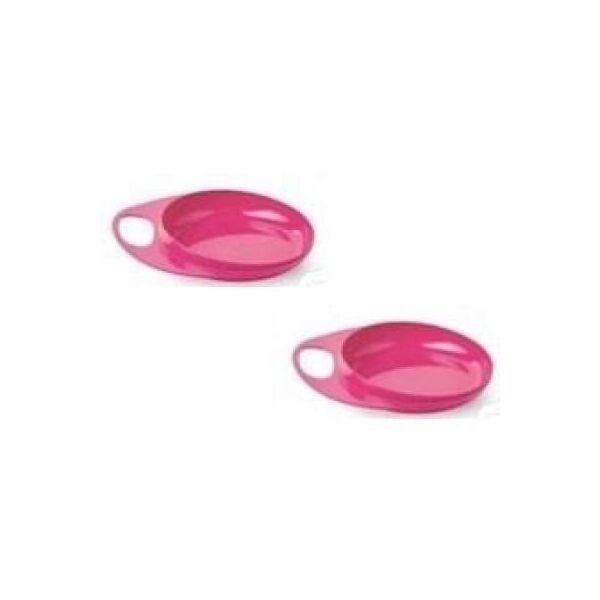 

Набор детской посуды Nuvita Тарелка Easy Eating мелкая 2 шт. розовая (NV8451Pink)