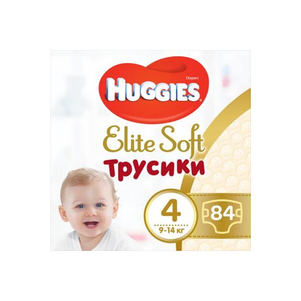 

Подгузник Huggies Elite Soft Pants L размер 4 (9-14 кг) Box 84 шт (5029053547107)