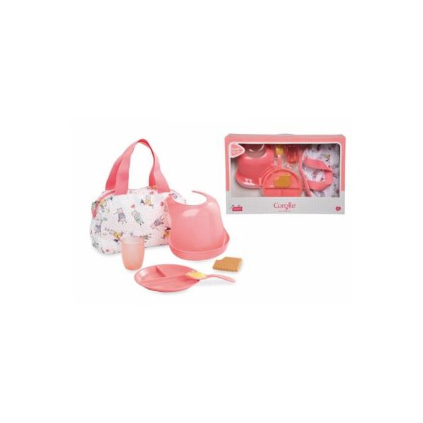 

Игровой набор Corolle Завтрак в сумке 6 аксессуаров для кукол 36-42 см (9000140320)