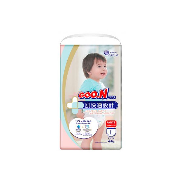 

Подгузник GOO.N Plus Трусики 9-14 кг L унисекс 44 шт (843340)