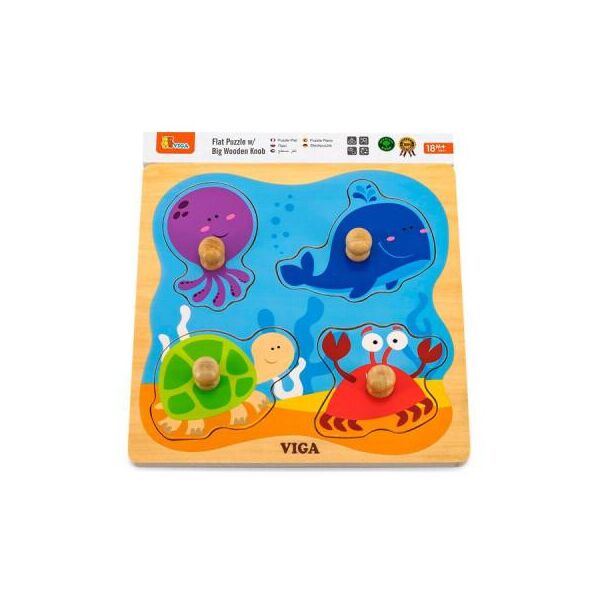 

Развивающая игрушка Viga Toys Морские обитатели (50132)