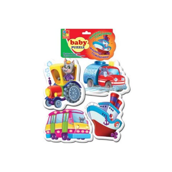 

Пазл Vladi Toys Машины-помощники (VT1106-08)