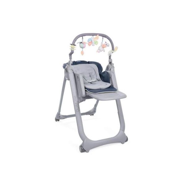 

Стульчик для кормления Chicco Polly Magic RELAX синий (79502.39)