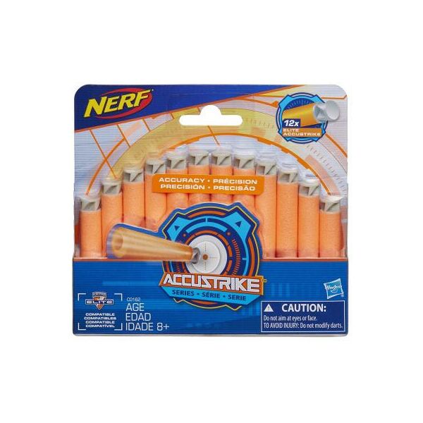 

Игрушечное оружие Hasbro Nerf Аккустрайк 12 стрел (C0162)