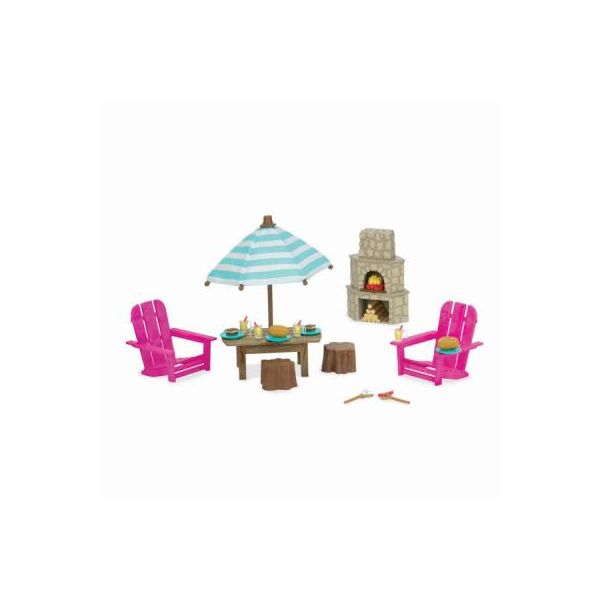 

Игровой набор Li'l Woodzeez Терраса и камин (6170Z)