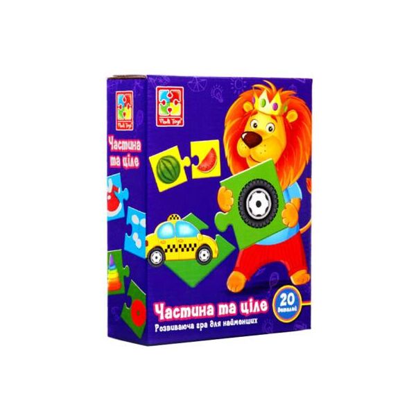 

Развивающая игрушка Vladi Toys Часть и целое, украинский язык (VT1804-34)