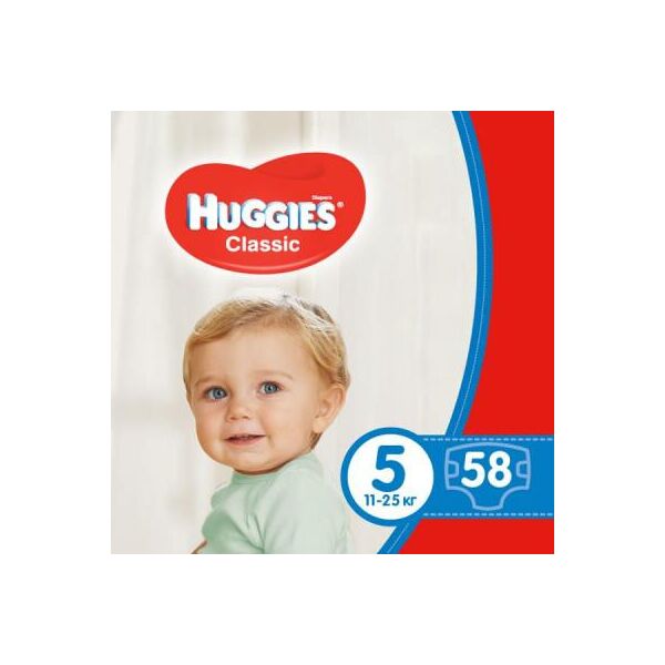 

Подгузник Huggies Classic 5 Mega 58 шт (5029053543192)