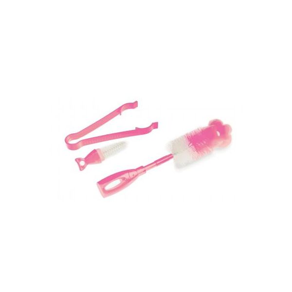 

Щеточка для мытья бутылочек Nuvita набор, розовый (NV1485Pink)