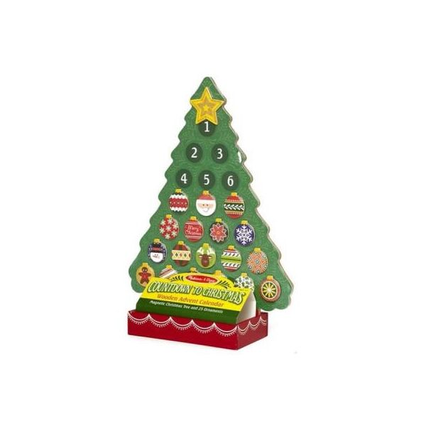 

Игровой набор Melissa&Doug Новогодний деревянный магнитный календарь (MD13571)