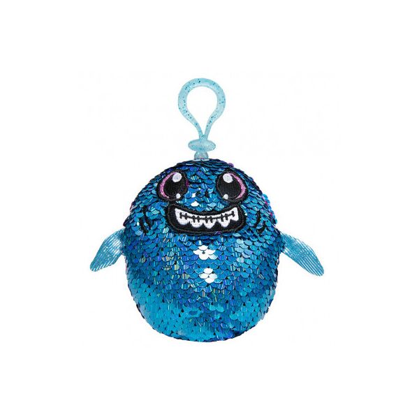 

Мягкая игрушка Shimmeez с пайетками S2 Акула Зубастик на клипсе 9 см (SH01052SH)