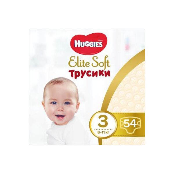 

Подгузник Huggies Elite Soft Pants M размер 3 (6-11 кг) Mega 54 шт (5029053546995)