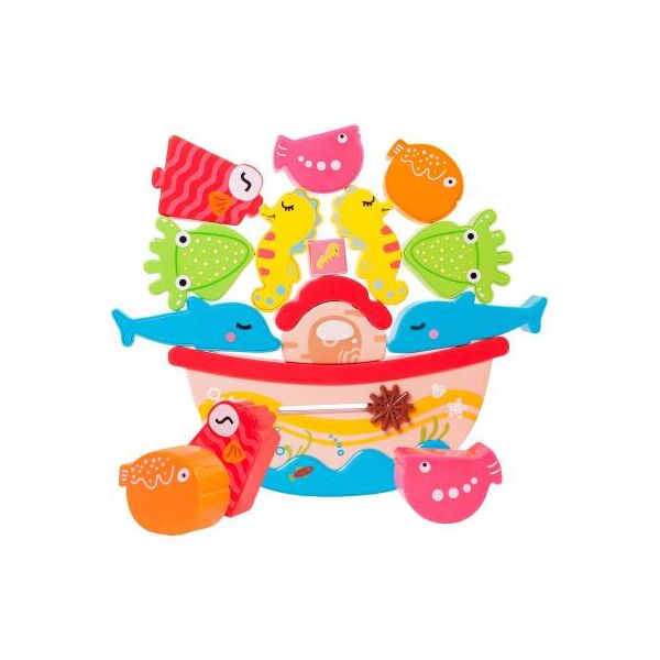 

Развивающая игрушка BeBeLino Игра-баланс Корабль с животными (58151)