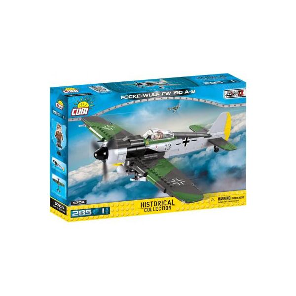 

Конструктор Cobi Истребитель Focke-Wulf FW-190 285 деталей (COBI-5704)