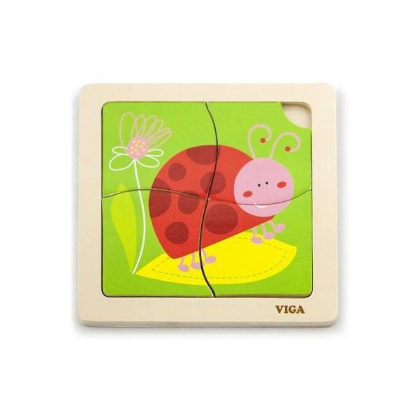

Пазл Viga Toys Божья коровка (50140)