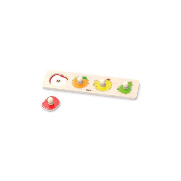 

Развивающая игрушка Viga Toys Рамка-вкладыш с ручками Фрукты (44531)