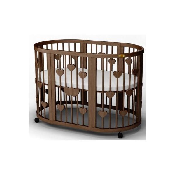 

Кроватка Ingvart SMART BED ROUND с сердечками шоколад (1341361)