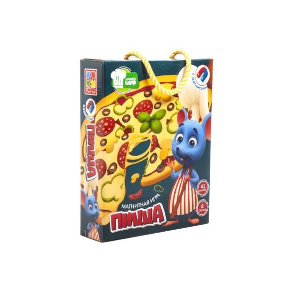 

Развивающая игрушка Vladi Toys Магнитная кулинарная игра Пицца, рус (VT3004-08)