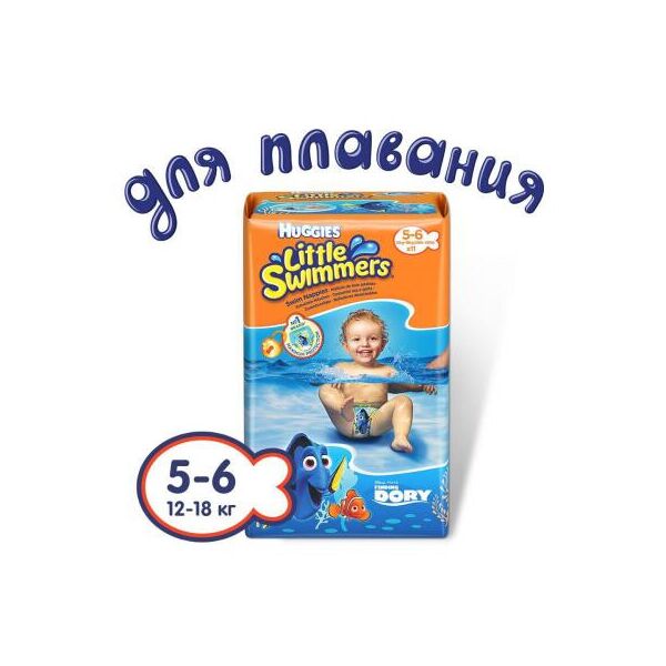 

Подгузник Huggies Little Swimmer 5-6 (12-18 кг) 11 шт (5029053538426)