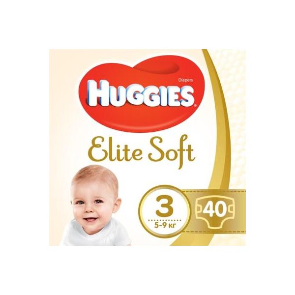 

Подгузник Huggies Elite Soft 3 (5-9 кг ) Jumbo 40 шт (5029053547770)