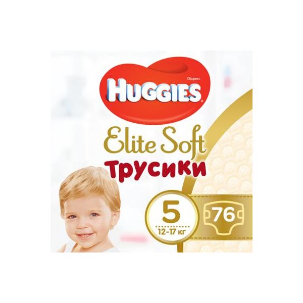

Подгузник Huggies Elite Soft Pants XL размер 5 (12-17 кг) Box 76 шт (5029053547114)