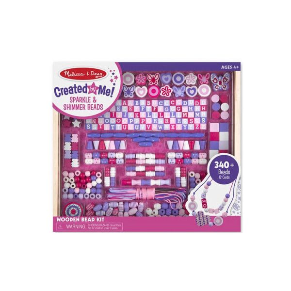 

Набор для творчества Melissa&Doug Мега-набор деревянных бусин Алфавит (MD9493)